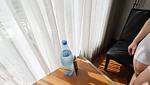 Büyük memeli amatör benden kayıt yapmamı istiyor ve sonunda şişman yarağımın tadını çıkarıyor