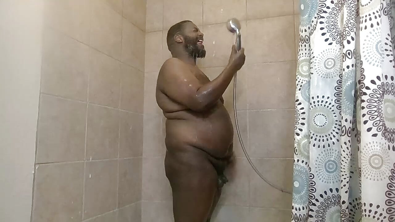 Mid-day Shower lathered up