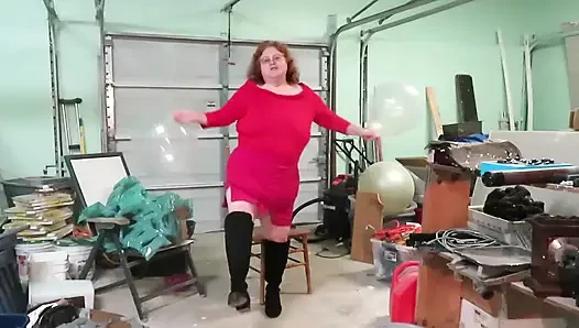 My Fat Ass Pops Some Huge Clear Balloons