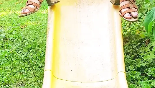 Genießen sie die schöne aussicht