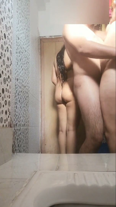Two aunty Hardcore bathroom Threesome sex big boobs big ass sexy body hardcore sex | Clip 1