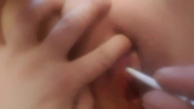 fifi - Sounding her fourth hole (pee hole)