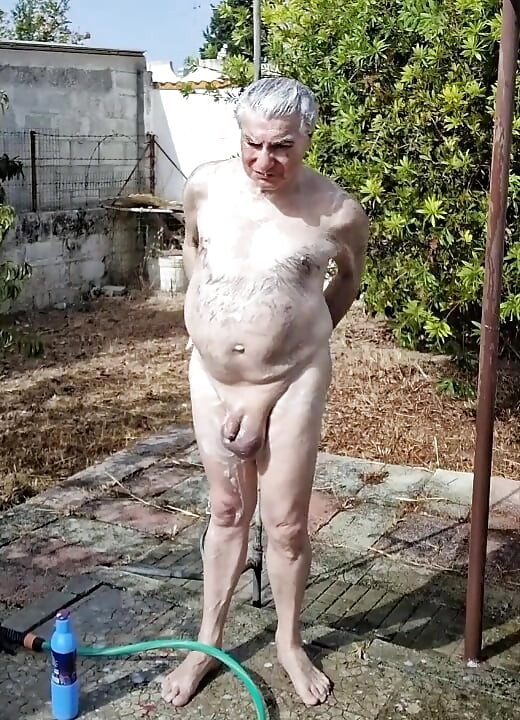 in the shower