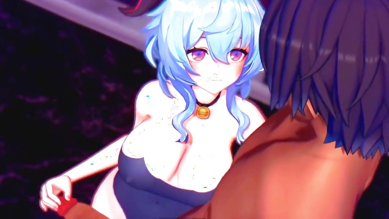 Genshin Impact - Ganyu’s Sloppy Blowjob and Squirting Orgasm - 3D Hentai Animations