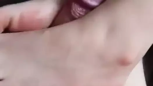 Rastgele bir ilişkiden inanılmaz footjob