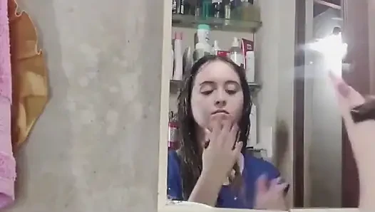 Routine und Haarpflege