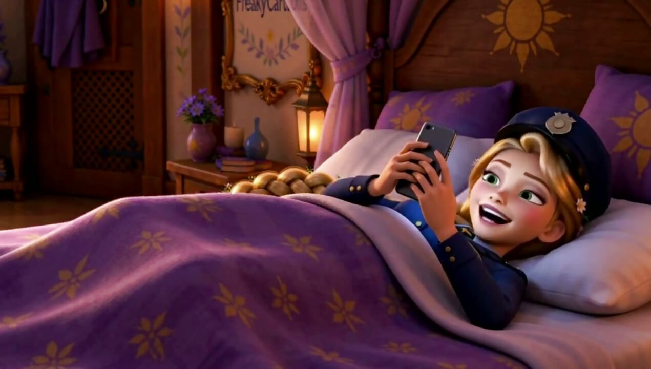 Rapunzel's Innocent Blowjob with Flynn Rider