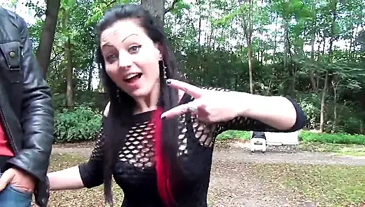 Mega Hard Orgy in Outdoor