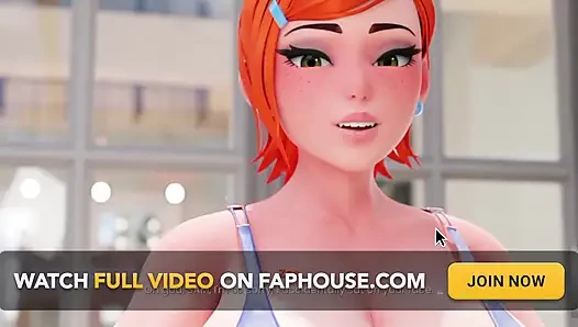 Gwen from benten dientot waktu lagi olahraga. Cewek itu ngeliat kontolku dan ngentot kontolku habis-habisan