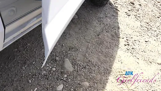 Beach Day Fun with Mira: She Gets Wet & Rides Your Cock Hard in the Car Like a Desperate Slut!