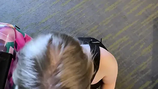 Horny Hotel Guests Gives the Bag Boy a Really Good Tip