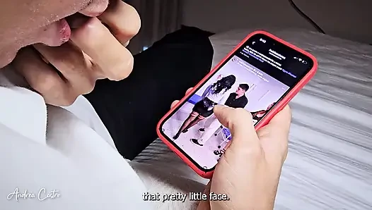 This guy finds out I'm a porn actress and destroys my pussy with his big cock - Andrea Castro & Esteban Gamboa