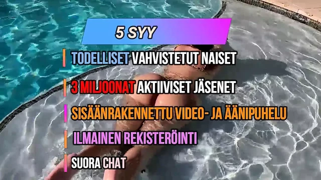 Pawg Tytto Perseesta Kova Uima-Altaalla