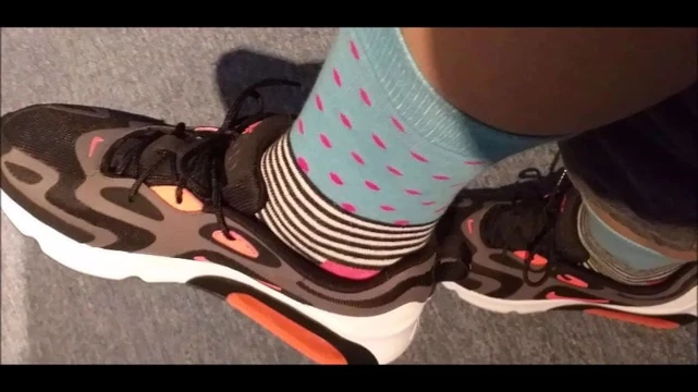 today again fun with colored socks