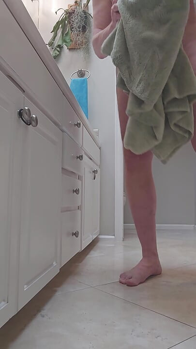 Getting ready in the morning.