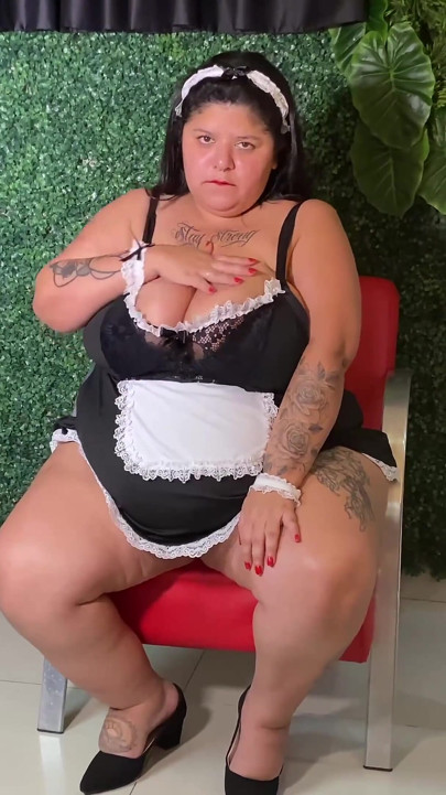 Mary Juana the Big Saggy Boobs BBW Maid