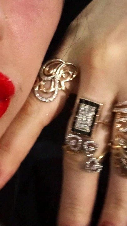 Lipstick & jewelry & nails fetish