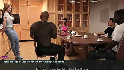 Awam - Eine Ehefrau Und Eine Stiefmutter - Sophia Lädt Drei Mover in Ihr Haus Ein, Während Sie Halb Nackt Sind - Teil 2