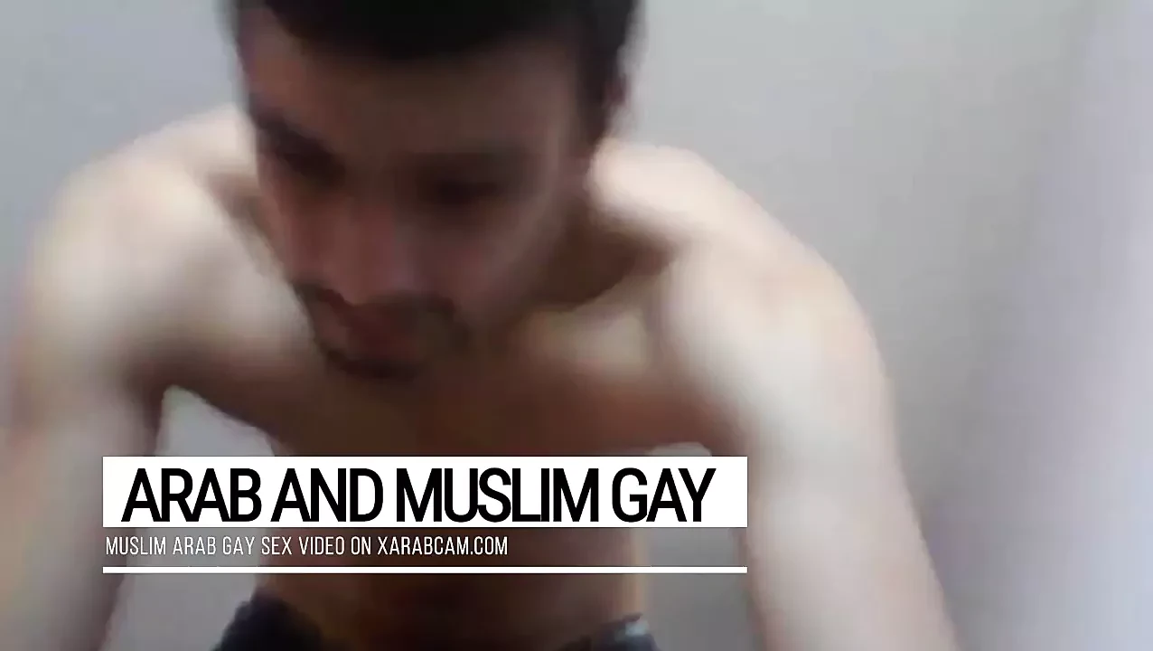 Muslimský arabský roztomilý chlap honí pro gay diváky - arabský gay