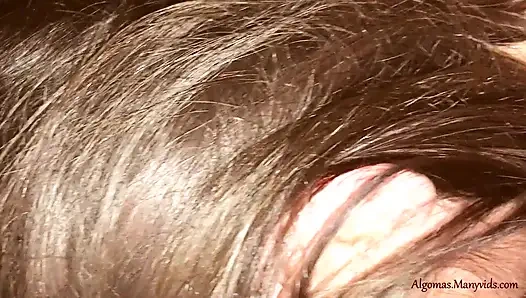 Муж моей сводной сестры засовывает член мне в рот, вторая часть