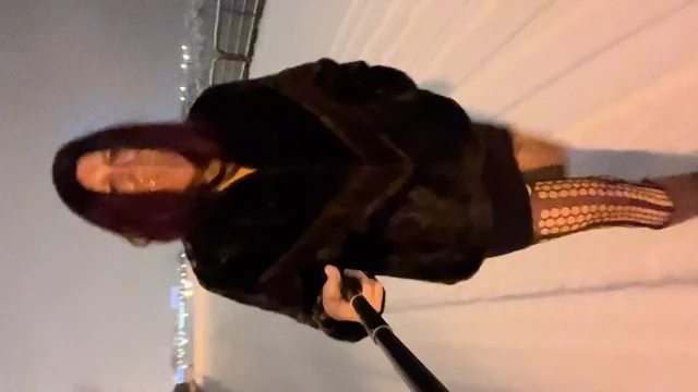 Cold Snowy Walk at Night