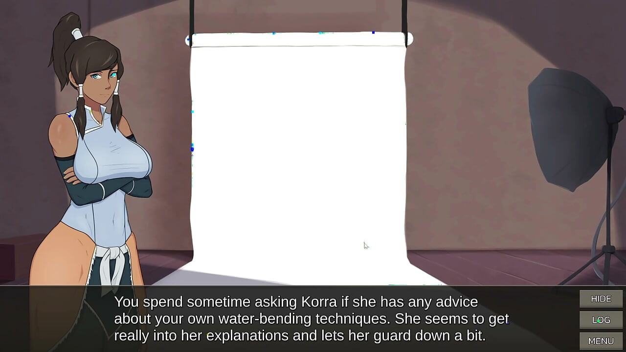 Korra's new Model job - Cummy Bender part 1