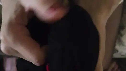 Kocasının Yarağı Ve Taşakları Ile Goode Girl Naylon Oyun