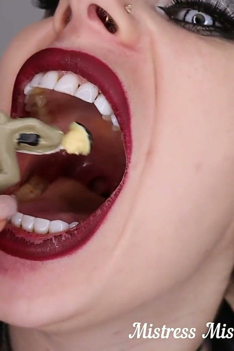 Licking the Face of My Slave, Shrinking Him and Swallow Him Alive! Devour Fetish!