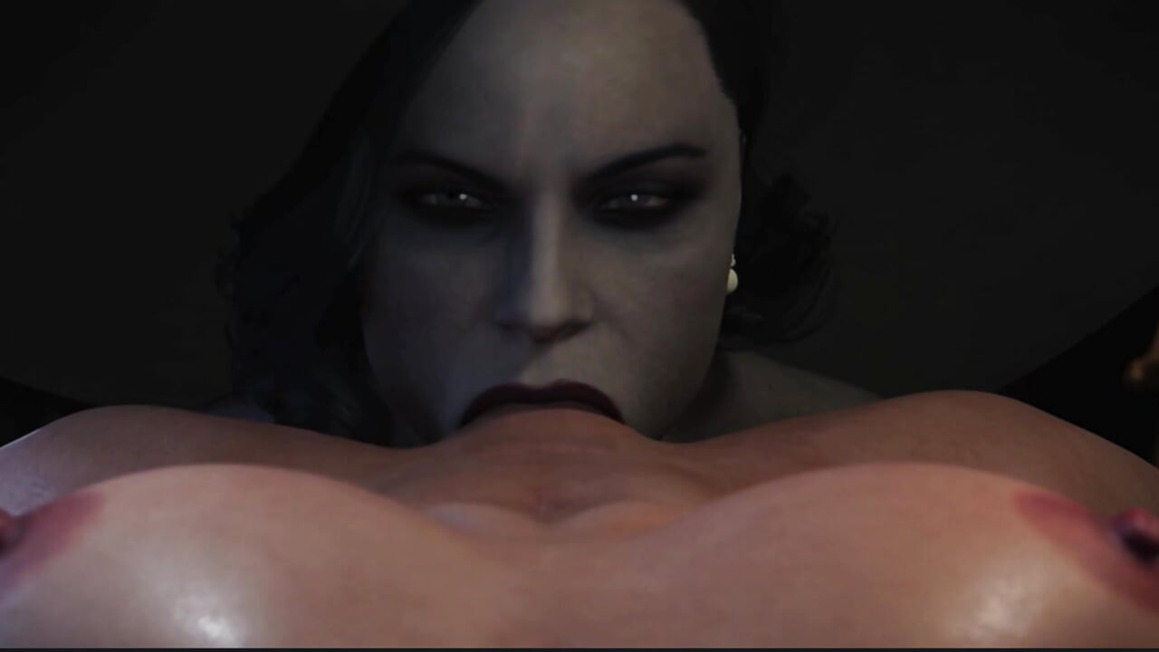 Lady Dimitrescu u grubom seksu sa svojom robinjom devojkom - 3D animacija