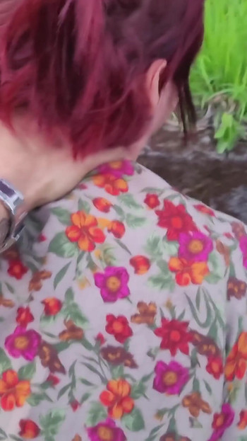 Jaw-dropping moment from "Cum on Panties - Public Sex on the Bushes"
