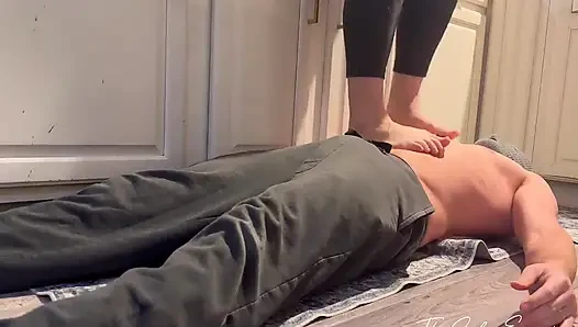 Fun Little Barefoot Trample