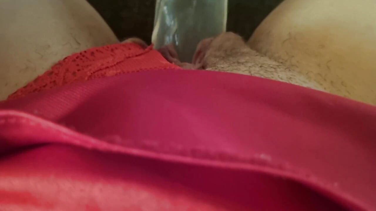 POV Dildo Fucking My Shaved Pussy