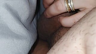Step mom handjob step son dick for more than 5 minutes