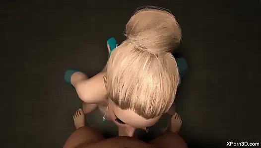 Bakış açısı büyük memeli sarışın bebek ateşli sakso meme sikişi ve ağız