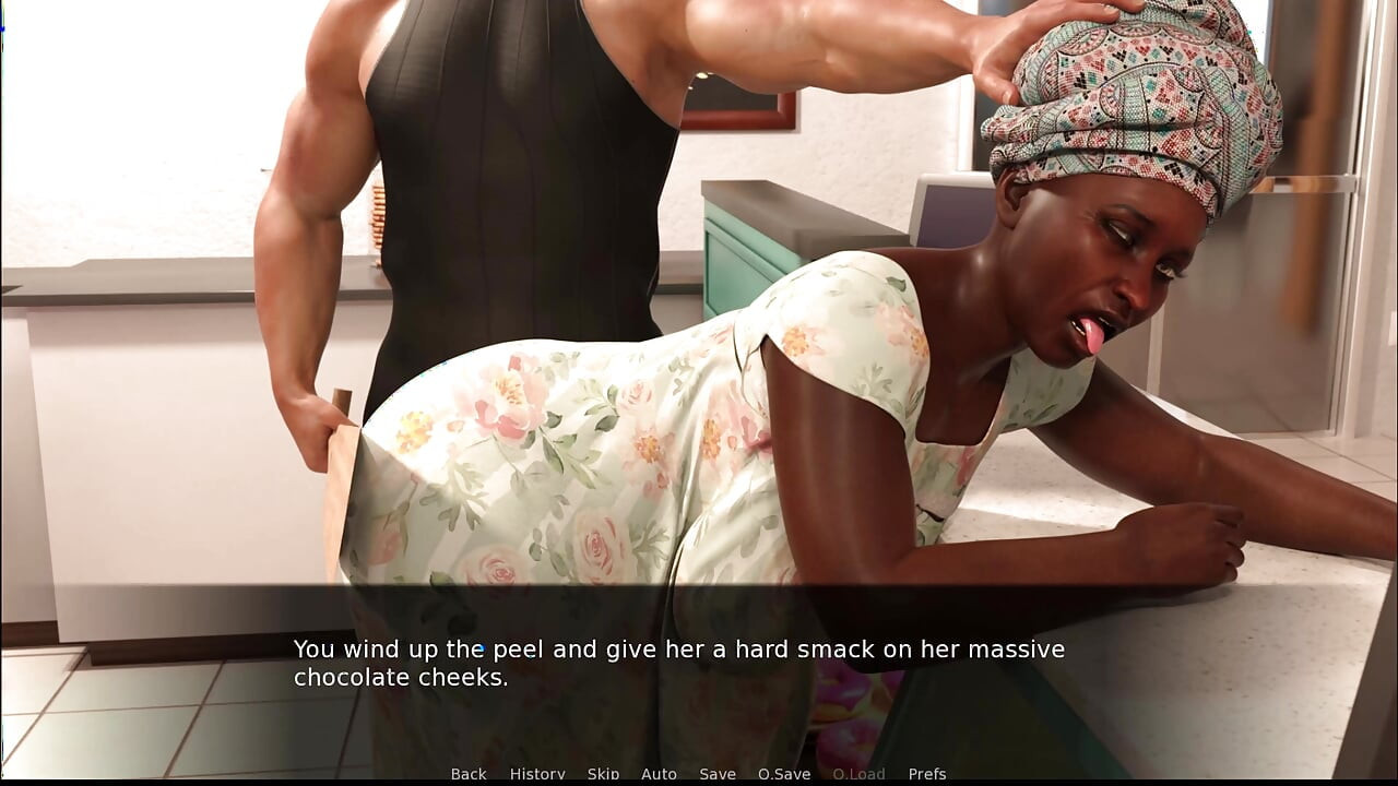 Baking with Chocolate 5 Ive Gave Ladesha a Good Spanking on Her Bare Skin