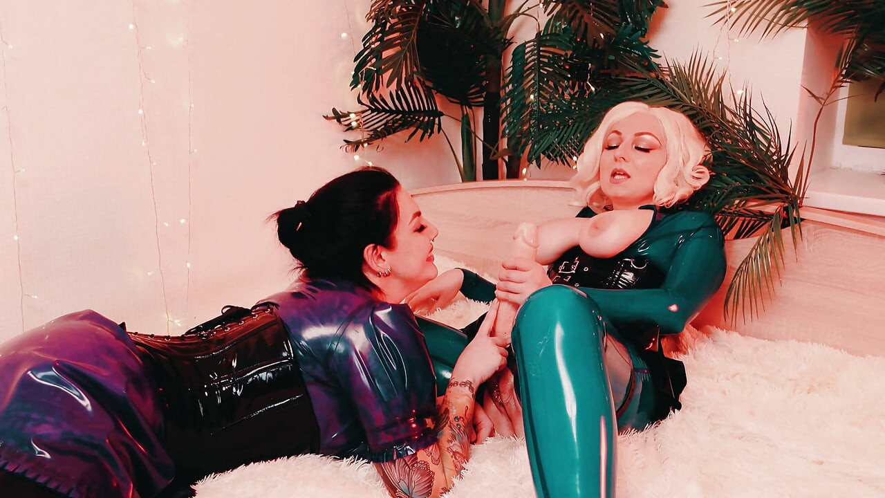 Blonde vs Brunette Fetish Sex - Massive Tits, Round Asses & Non-Stop Lesbian Fucking