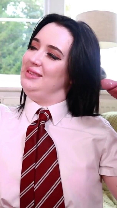 Iconic moment from "Blonde Schoolgirl Gets Her Pussy Eaten"