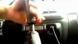 Gear Shift in Ass and Pussy