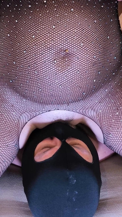 Unforgettable moment from "Femdom facesit with squirting orgasm. Handjob and cumshot in mouth. Full scene. Ep 12802"