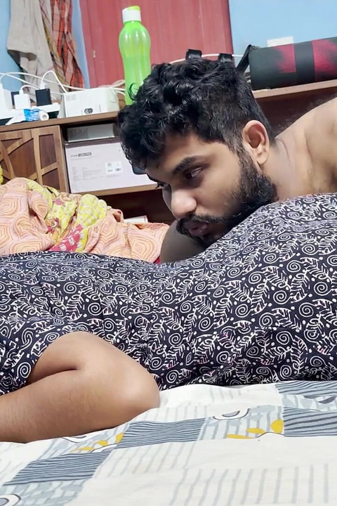 Stepsister Hot Sex with Stepbrother While Her Stepsister Not in Home Bedroom Hot Fuck with Stepsister