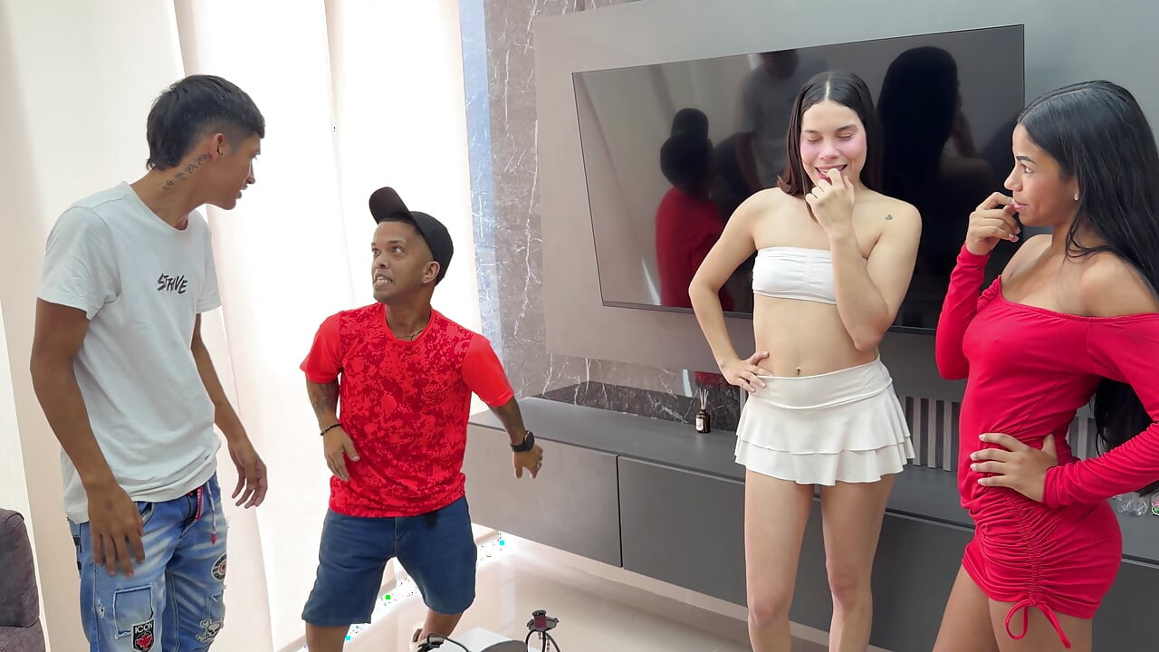 The Bottle Game with My Friends Got Completely Out of Control and We Ended up in a Horny Foursome