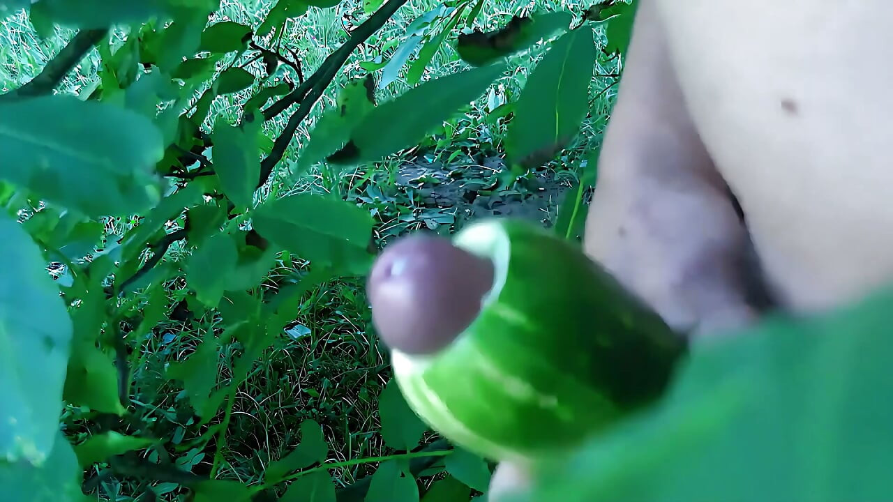 Sex with a zucchini