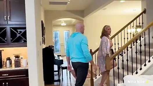 Nina Nite Enjoys Husband's Friend!