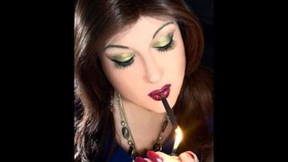 Smoking Transgender Girl Light Ups