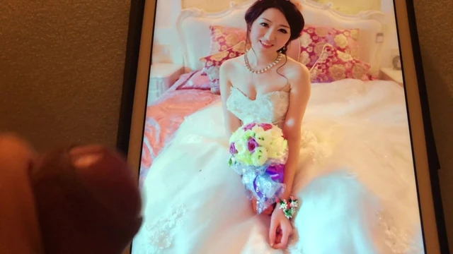 Cum tribute the campus belle bride in her wedding dress 2