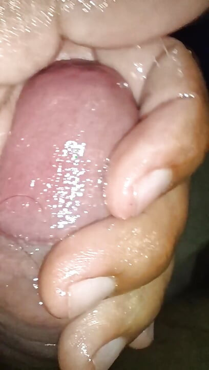 Close-up of Foreskin and Ejaculation in My Pants