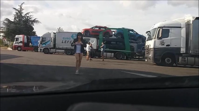 raz du cul devant routiers