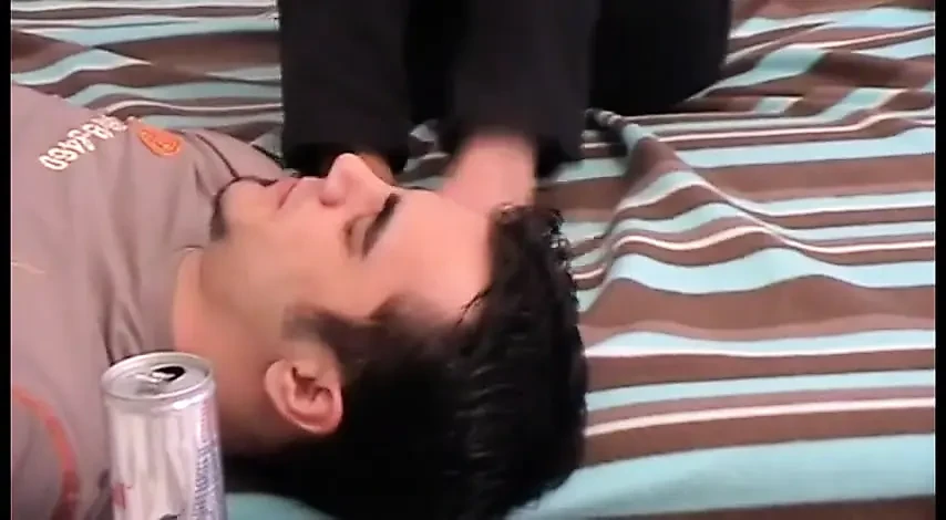 Smelling Barbie's feet