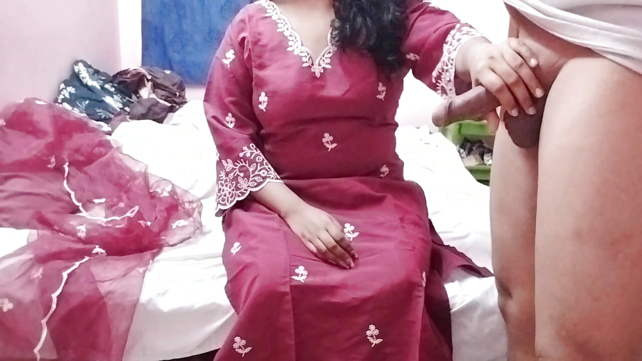 Husband is being naughty in front of her virgin sister in law