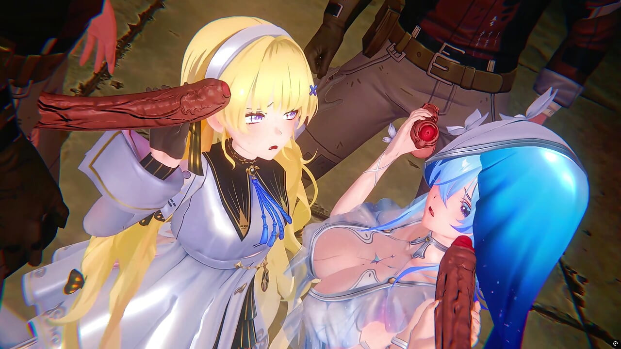 Olas borrasantes - phoebe y shorekeeper hardcore sex - animación hentai en 3d